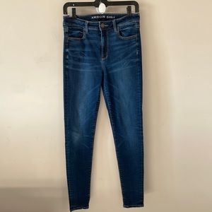 American Eagle Hi Rise Super Stretch Jegging- Size 8
